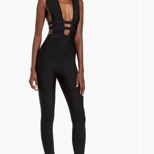 Tiger Mist Women’s Black Cutout Jumpsuit